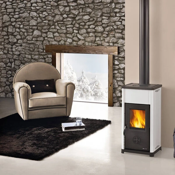 Kaminofen La Nordica Tea Weiß 2 Kaminofen La Nordica Tea Weiß – Image 2