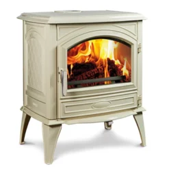 Gussofen Dovre 640 WD Emailliert Creme Weiß