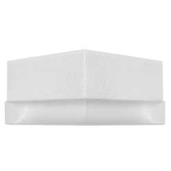 Eckenventilationsleiste Open Air Curved Weiß