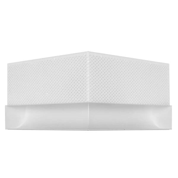 Eckenventilationsleiste Open Air Curved Weiß 1 Eckenventilationsleiste Open Air Curved Weiß