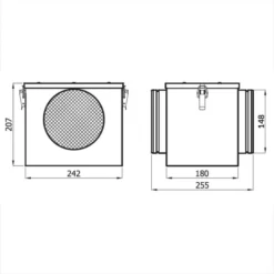 Filterbox Unisoliert Für Lüftungsrohr -Promos Invicta Boutique 1170390 filterbox unisoliert fuer lueftungsrohr3