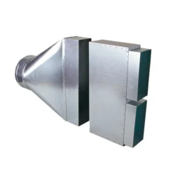 Doppel-Flachkanal-Adapter 2 X 200 X 90 Mm Auf Ø 200 Mm