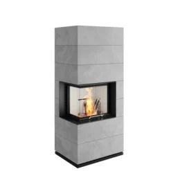 Kaminbausatz Spartherm SIM Varia 2L-55h - 2/3 Beton Natur