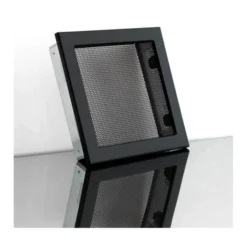 Lüftungsgitter Mit Metallgaze Schwarz 220 X 220 Mm