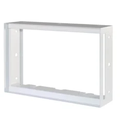 Rahmen Putzbündig Für Lüftungsgitter 325 X 195 Mm Weiß