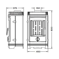Kaminofen Invicta Châtel -Promos Invicta Boutique invicta chatel holzofen kaminofen 8kw8