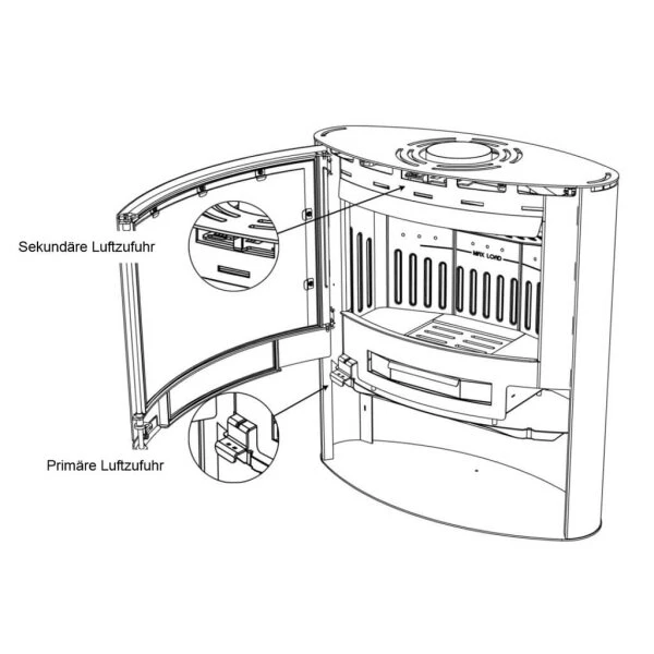 Kaminofen Aduro 15-2 Schwarz 2 Kaminofen Aduro 15-2 Schwarz – Image 2